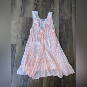 Earthbound women’s orange Summer beach dress size s